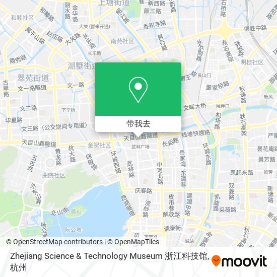 Zhejiang Science & Technology Museum 浙江科技馆地图