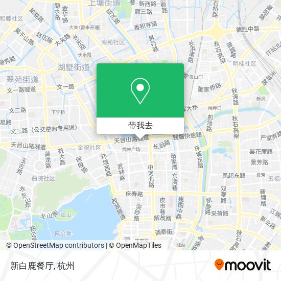 新白鹿餐厅地图