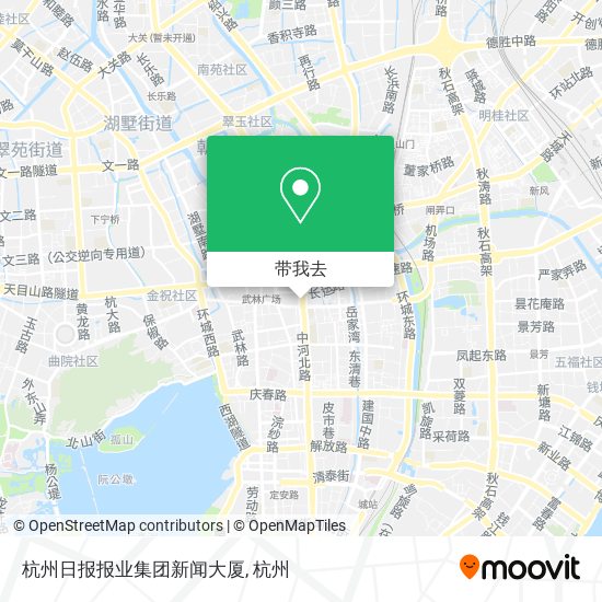 杭州日报报业集团新闻大厦地图