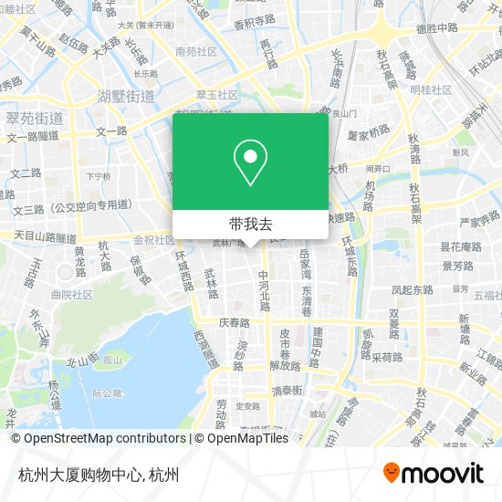 杭州大厦购物中心地图