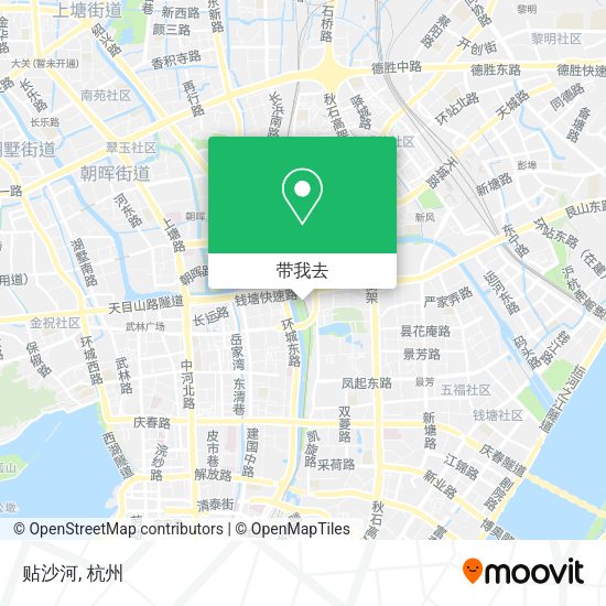 贴沙河地图