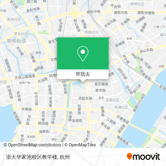 浙大华家池校区教学楼地图