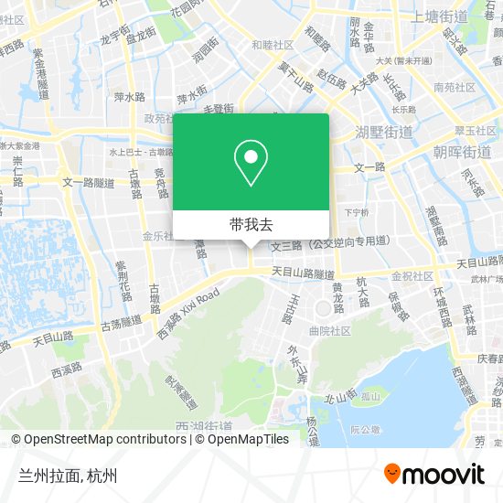 兰州拉面地图