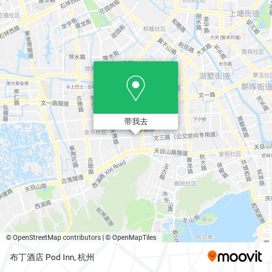 布丁酒店 Pod Inn地图