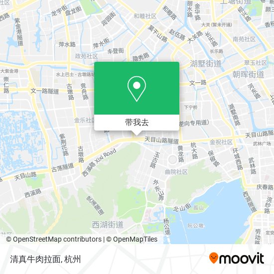 清真牛肉拉面地图