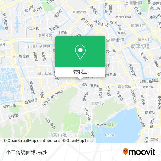 小二传统面馆地图