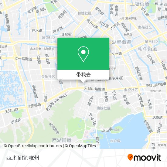 西北面馆地图