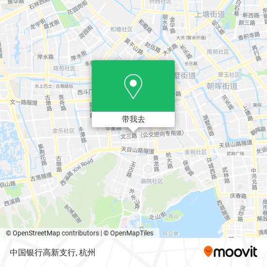 中国银行高新支行地图