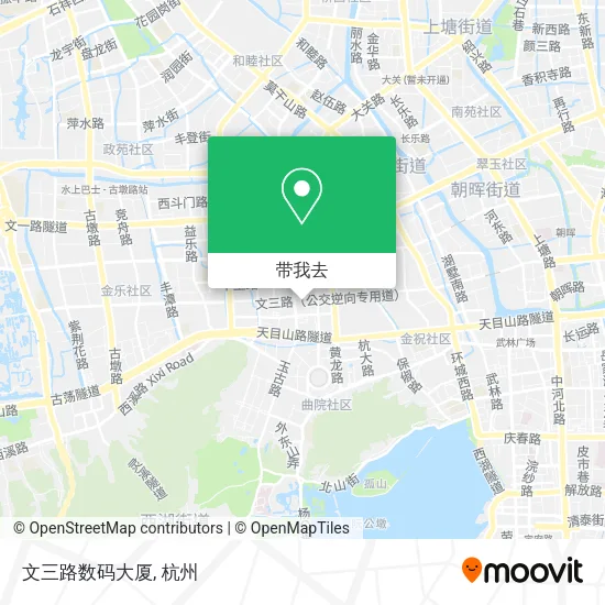 文三路数码大厦地图