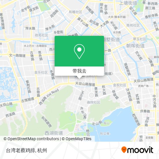 台湾老蔡鸡排地图