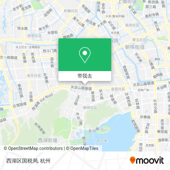 西湖区国税局地图