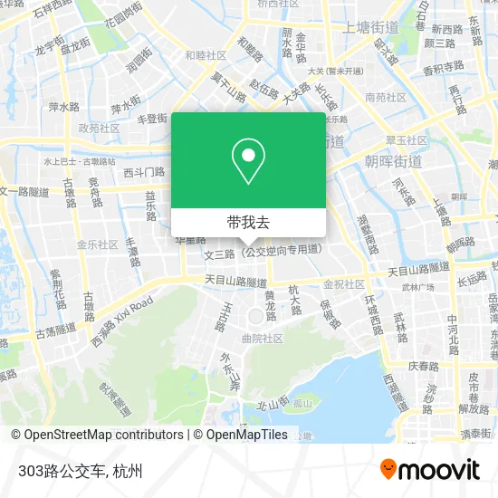 303路公交车地图