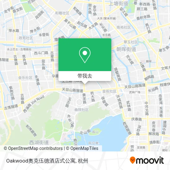 Oakwood奥克伍德酒店式公寓地图