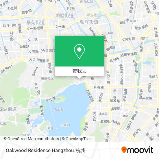 Oakwood Residence Hangzhou地图