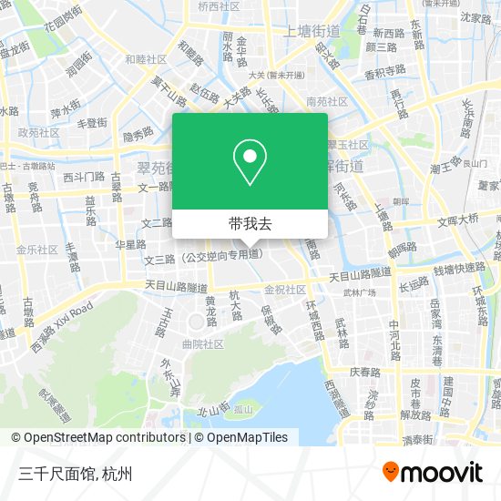 三千尺面馆地图