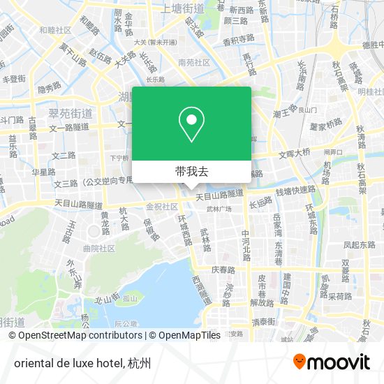 oriental de luxe hotel地图
