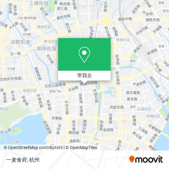 一麦食府地图
