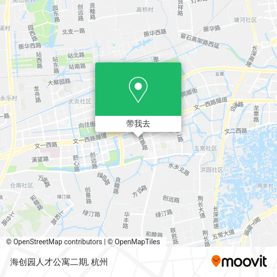 海创园人才公寓二期地图
