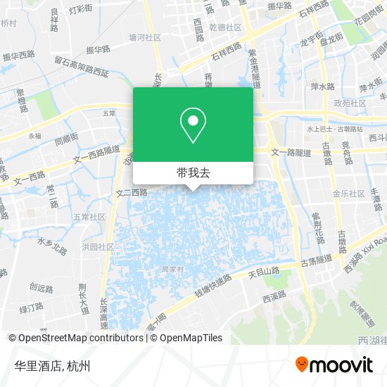 华里酒店地图