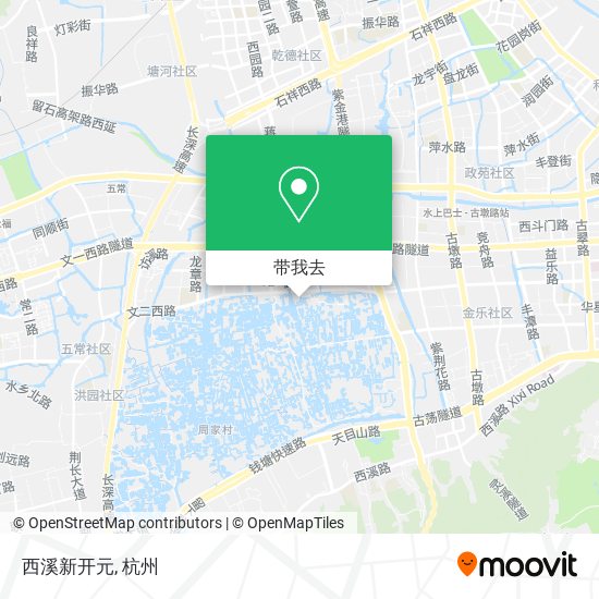 西溪新开元地图