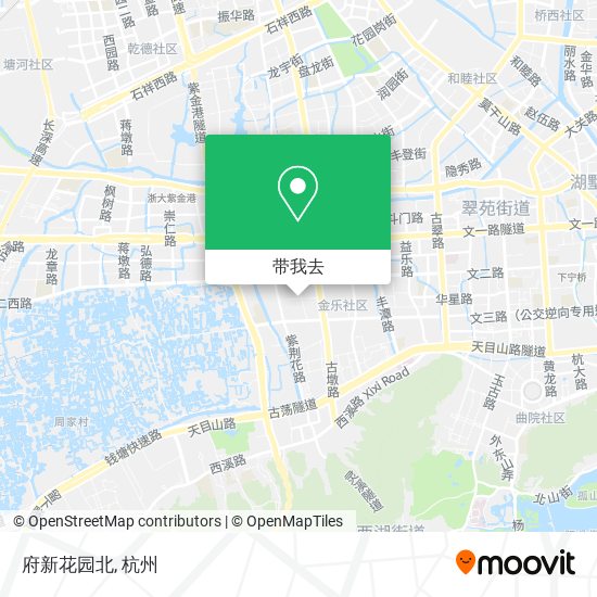 府新花园北地图