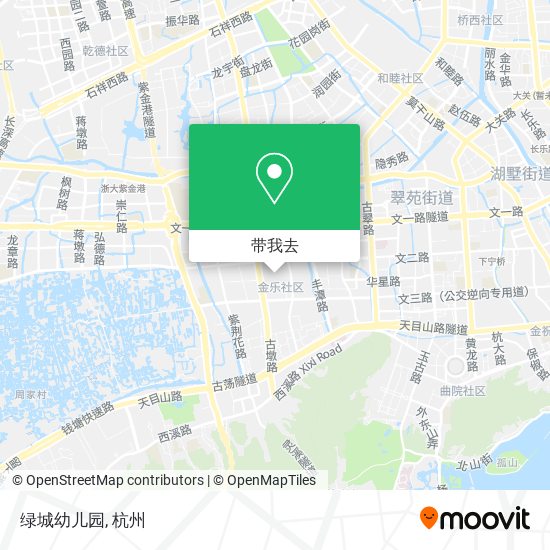 绿城幼儿园地图