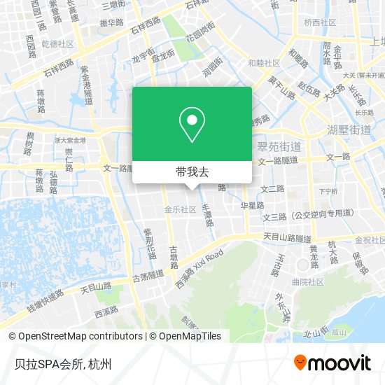 贝拉SPA会所地图