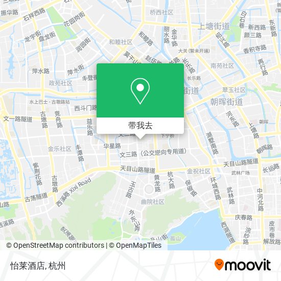 怡莱酒店地图