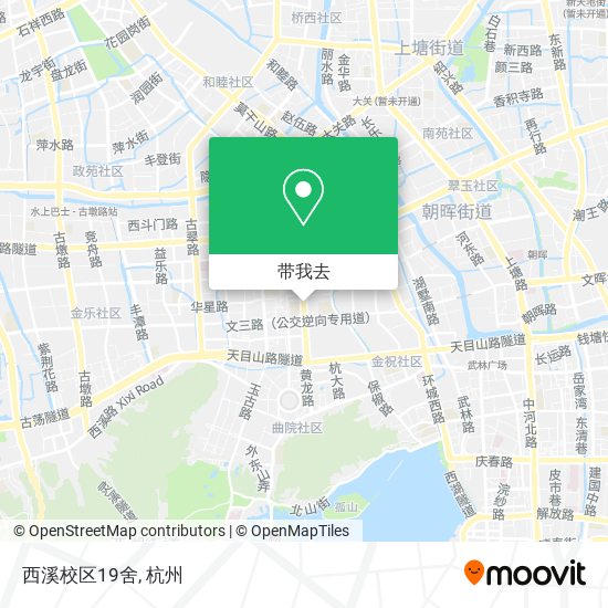 西溪校区19舍地图