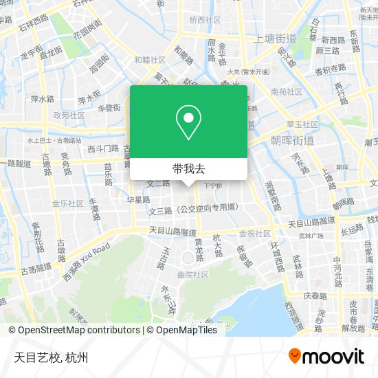 天目艺校地图