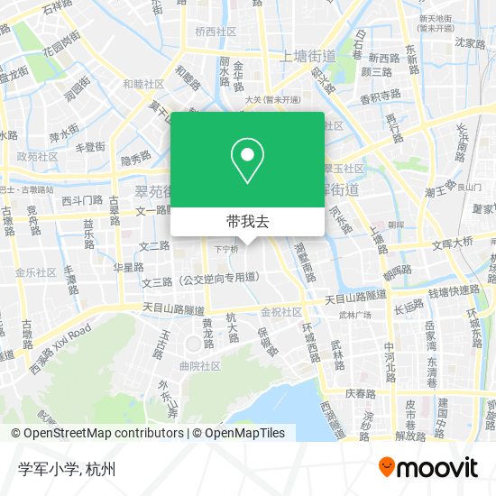 学军小学地图