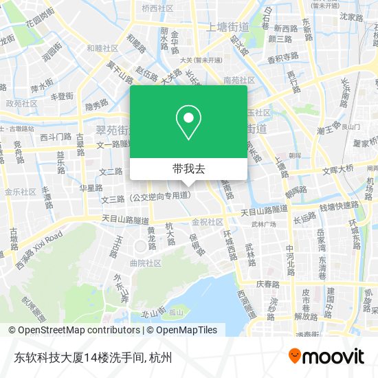 东软科技大厦14楼洗手间地图