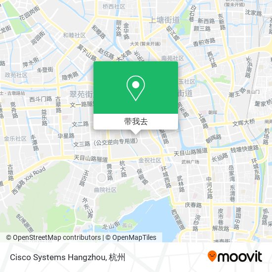Cisco Systems Hangzhou地图