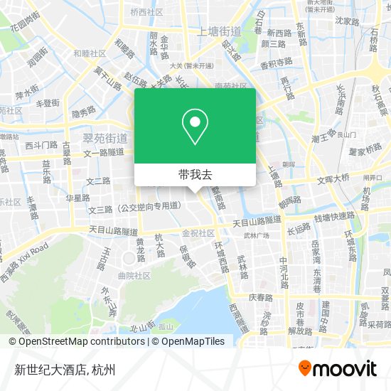 新世纪大酒店地图
