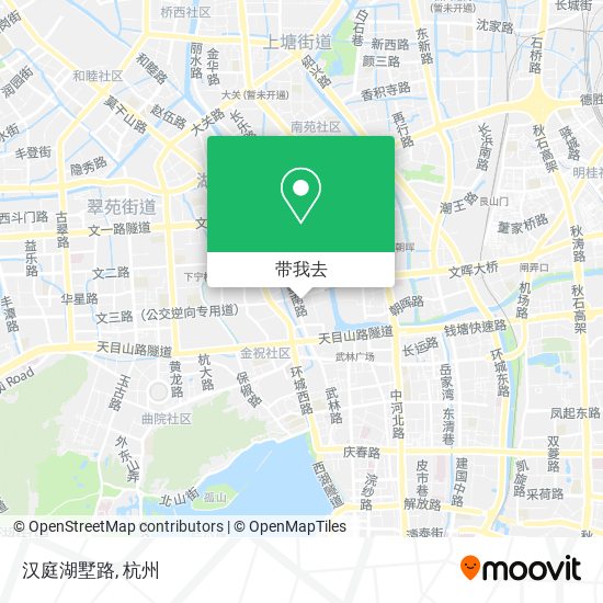 汉庭湖墅路地图