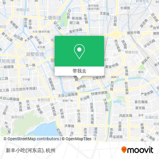 新丰小吃(河东店)地图