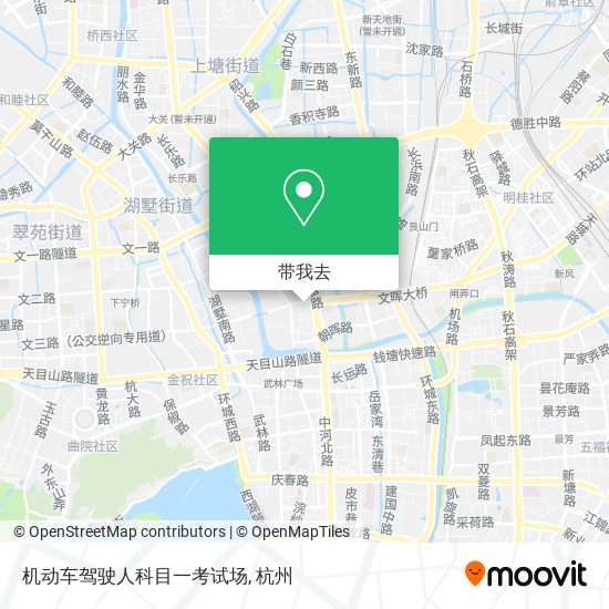 机动车驾驶人科目一考试场地图
