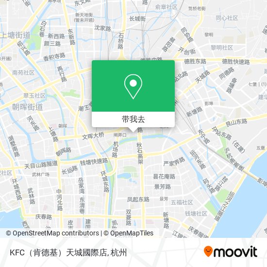 KFC（肯德基）天城國際店地图