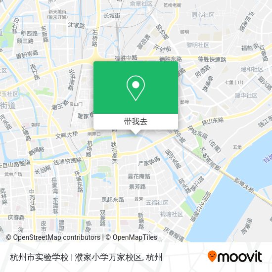 杭州市实验学校 | 濮家小学万家校区地图