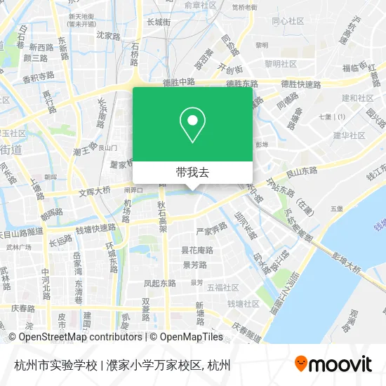 杭州市实验学校 | 濮家小学万家校区地图