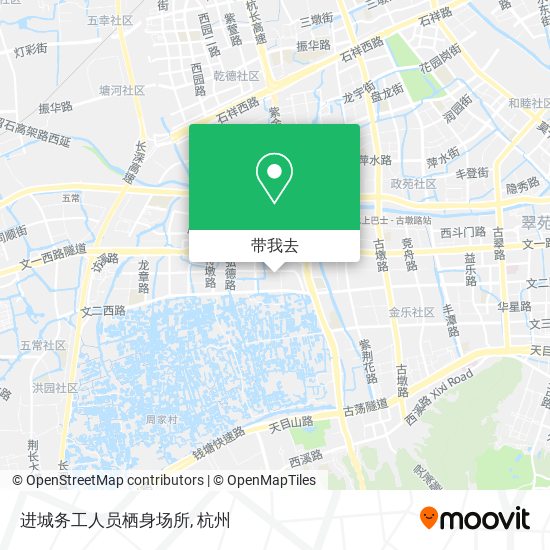 进城务工人员栖身场所地图