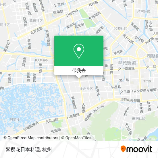 紫樱花日本料理地图