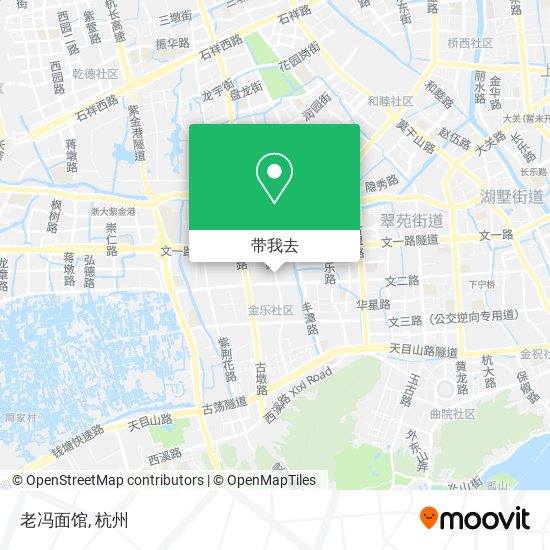 老冯面馆地图