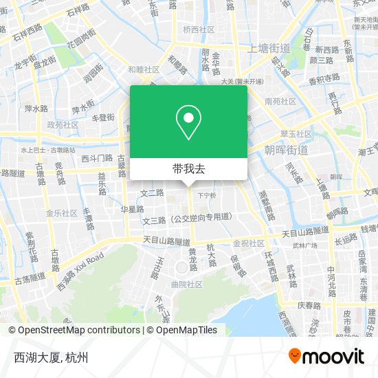 西湖大厦地图