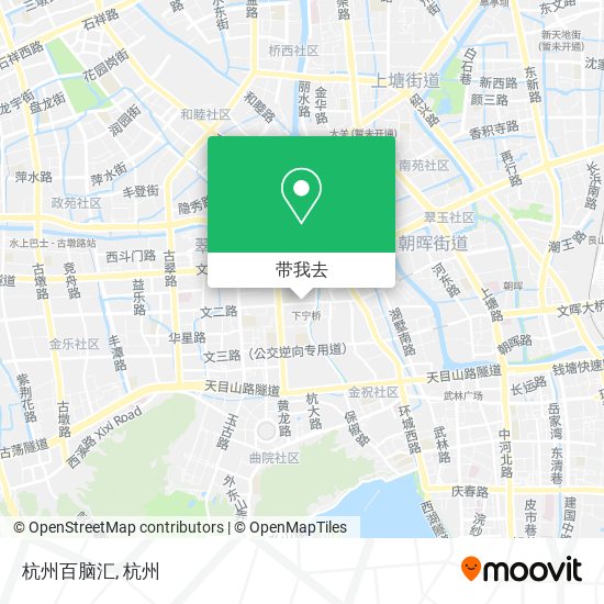 杭州百脑汇地图