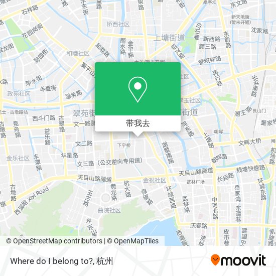 Where do I belong to?地图