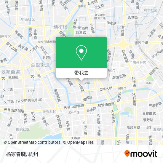 杨家春晓地图