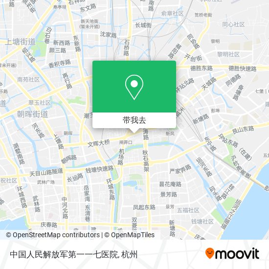 中国人民解放军第一一七医院地图