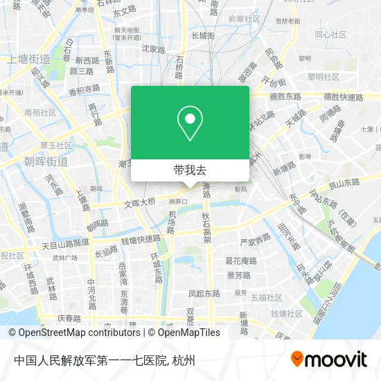中国人民解放军第一一七医院地图