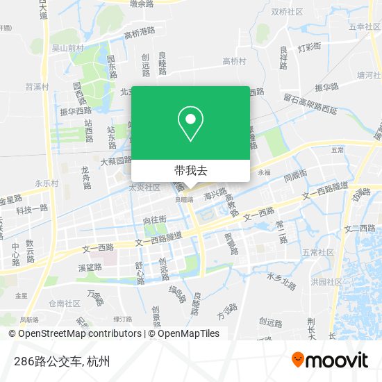 286路公交车地图